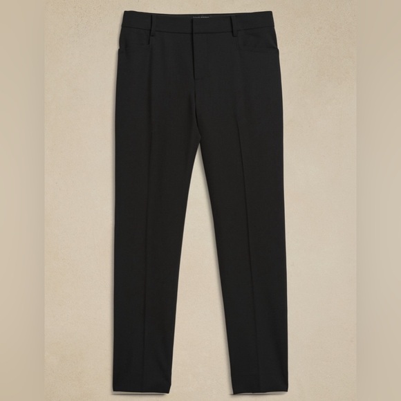 NWT! Banana Republic Black Siena Slim Wool Ankle Pant - Multiple Sizes🧡 - Picture 5 of 16